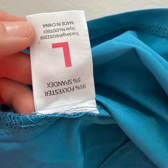 Heal Wear Blue scrub top s  L turquoise lightweight nurse comfy workwear medical - Picture 6 of 9